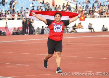 Eki Febri Raih Emas Pertama Cabang Atletik Sea Games 2021 Hanoi